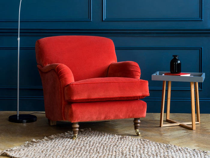 Kentwell Chair in Varese Paprika